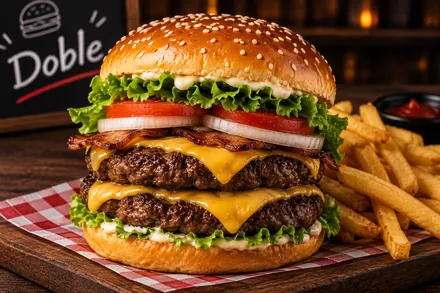 Hamburguesa doble
